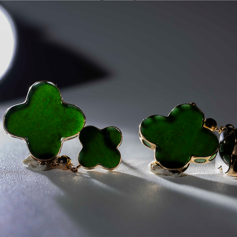 Four-Leaf Clover Set Pendant - view 2
