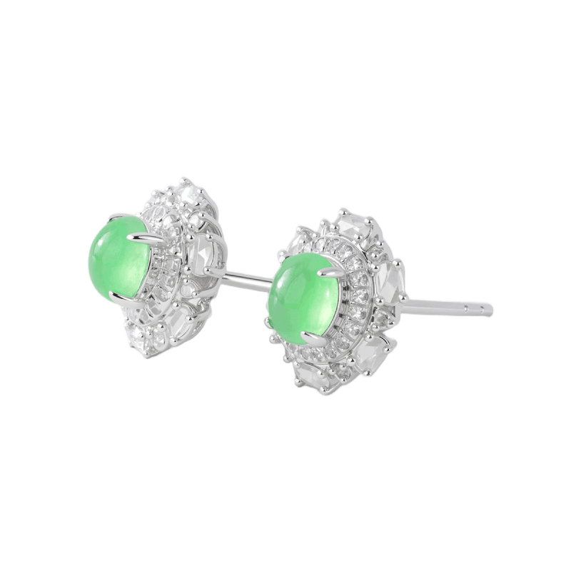 Yang Green Earrings