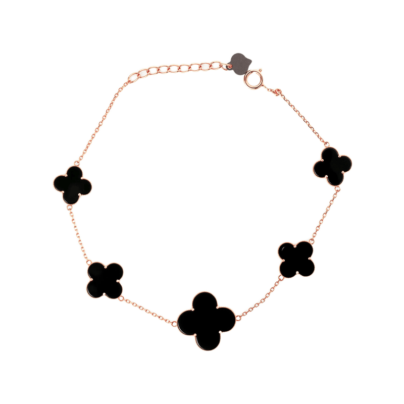 Four-Leaf Clover Set Bracelet